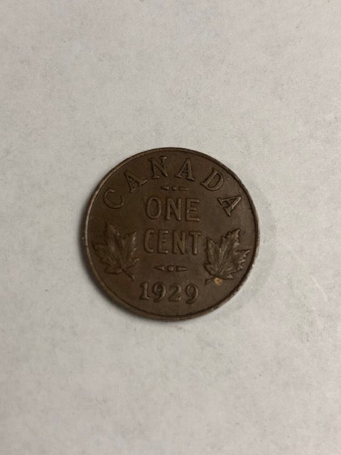 One cent Canada 1929