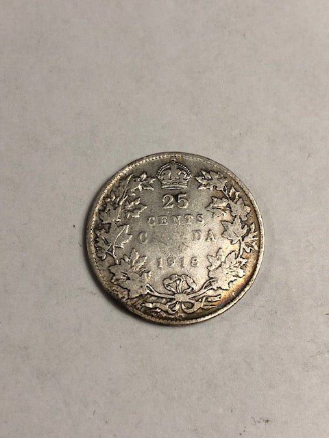 25 cents Canada 1918