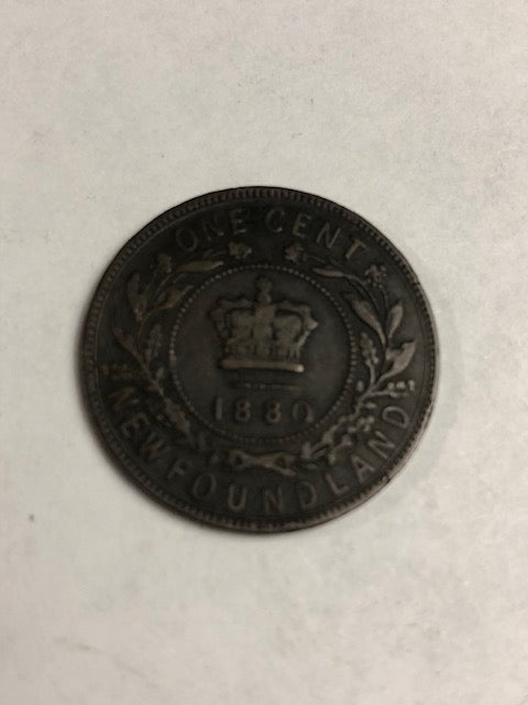 One cent Newfoundland 1880