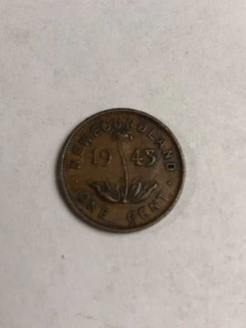 One cent Newfoundland 1945