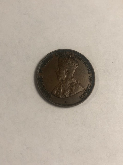 Hong Kong One Cent 1933