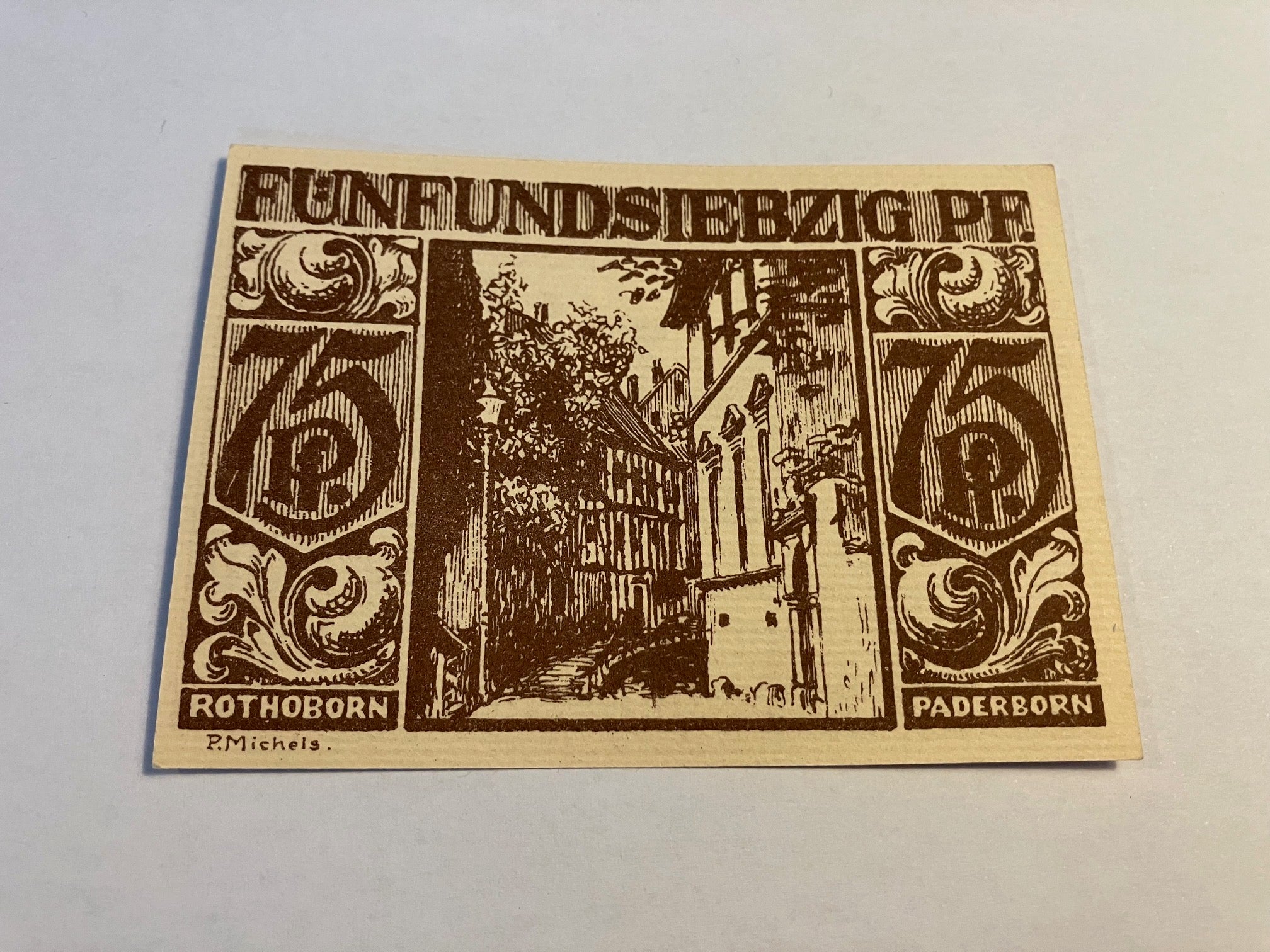 75 Pfennig Paderborn