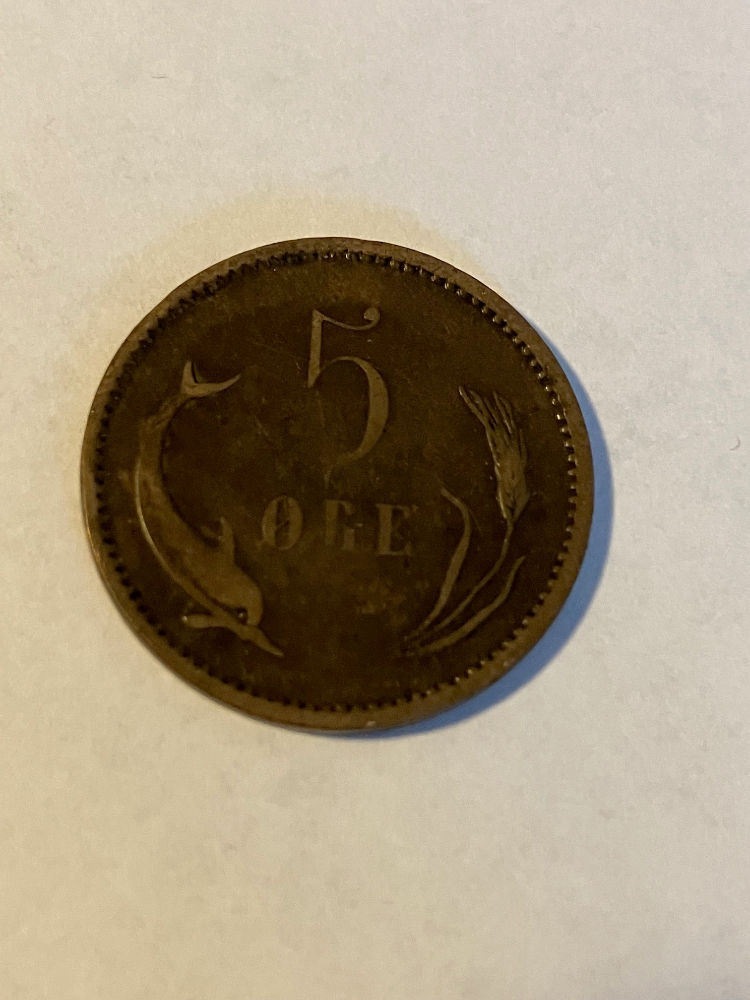 5 Øre 1894 - Dårlig stand