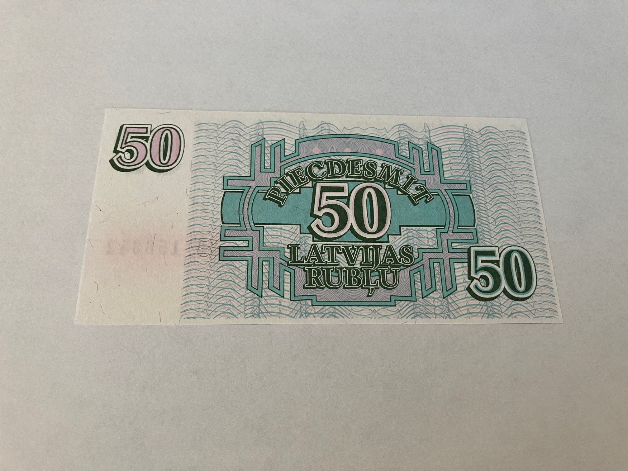 50 Rublu Latvia 1992