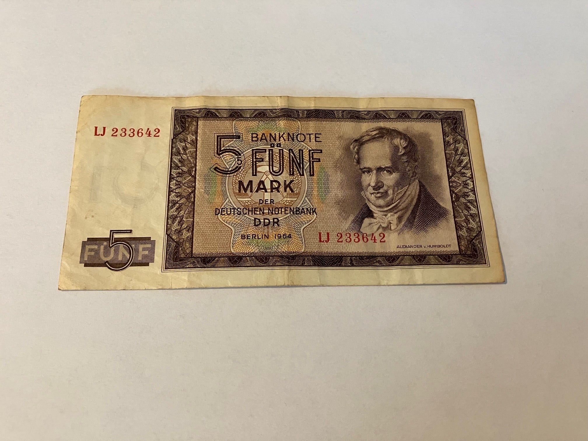 5 DDR Mark 1964 Germany