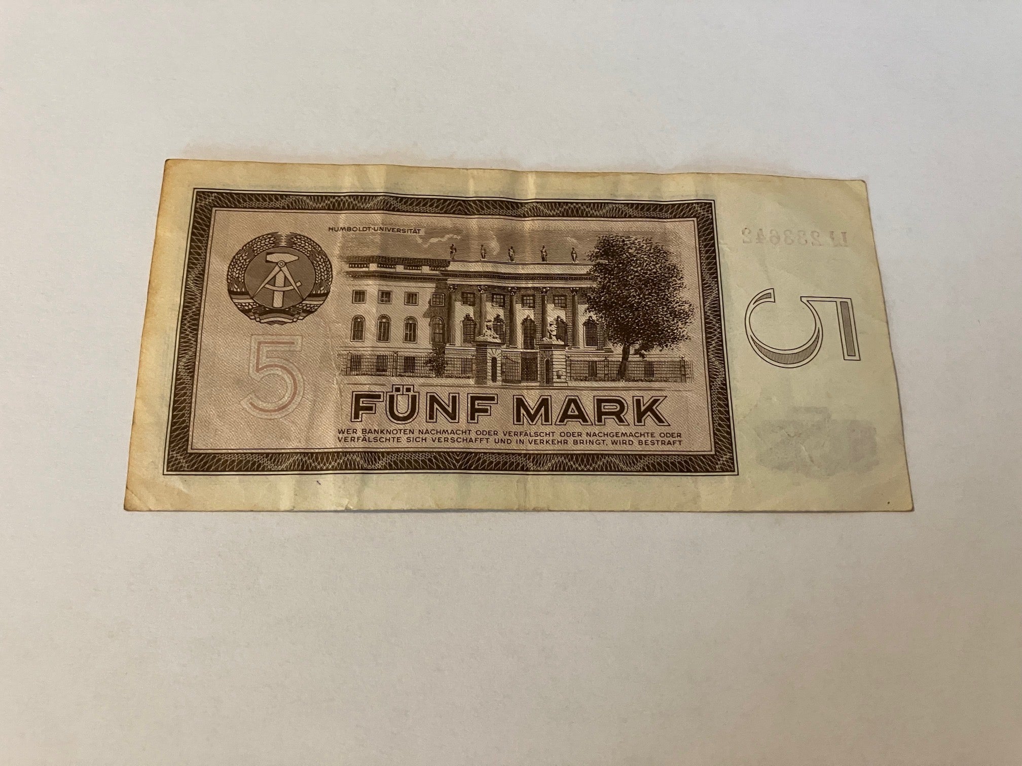 5 DDR Mark 1964 Germany