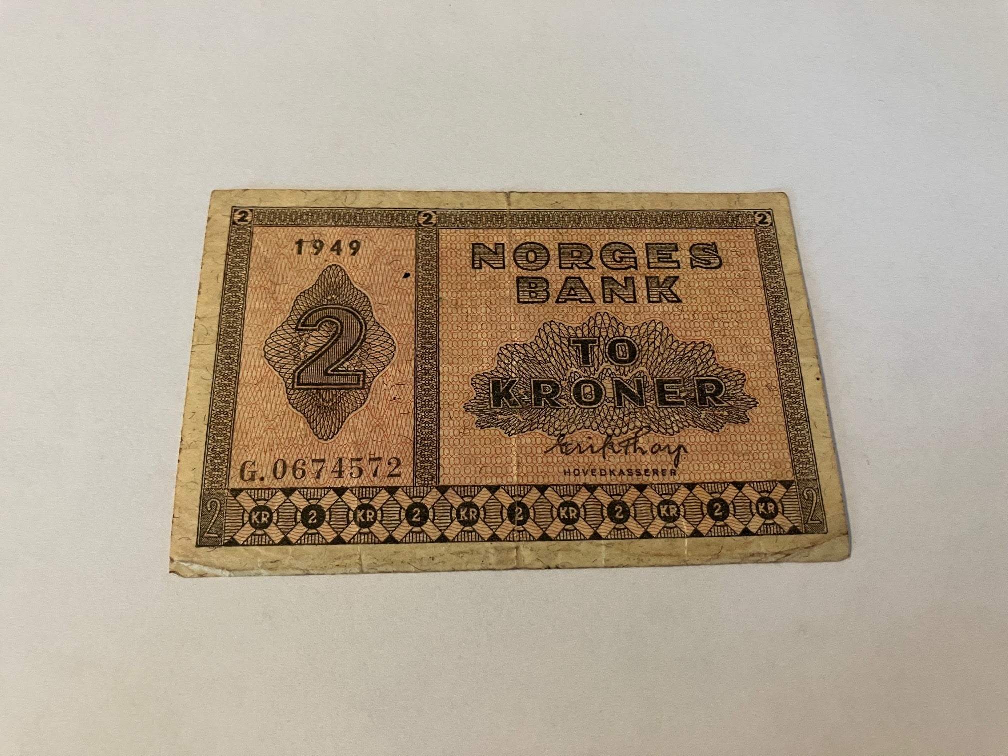 2 Kroner Norge 1949