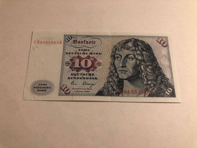 10 Deutsche Mark Germany 1970-1980