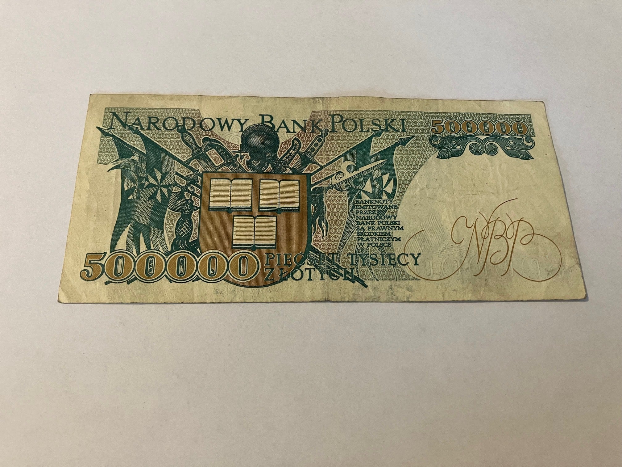 500000 Zlotych Poland 1990