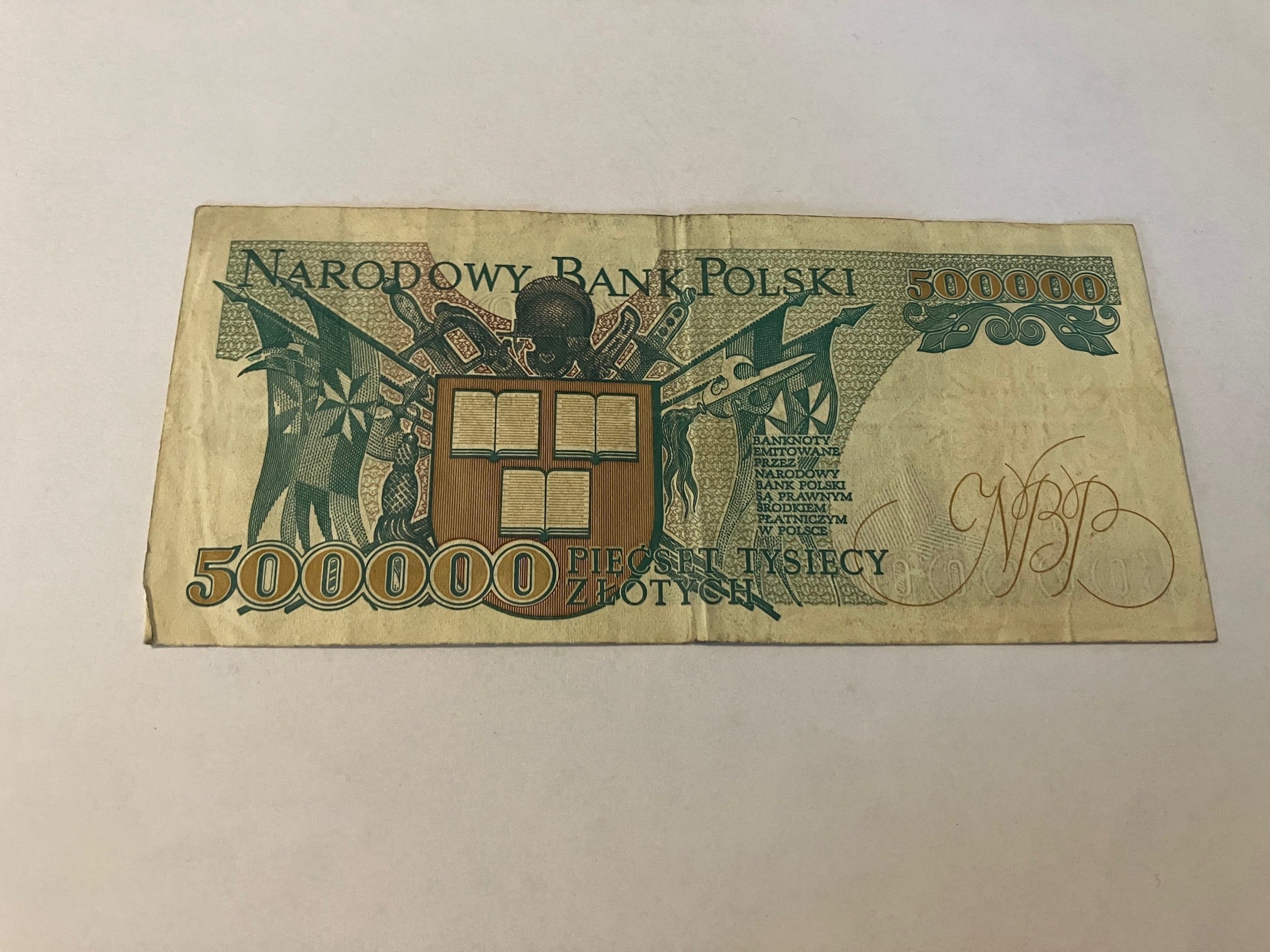 500000 Zlotych Poland 1990