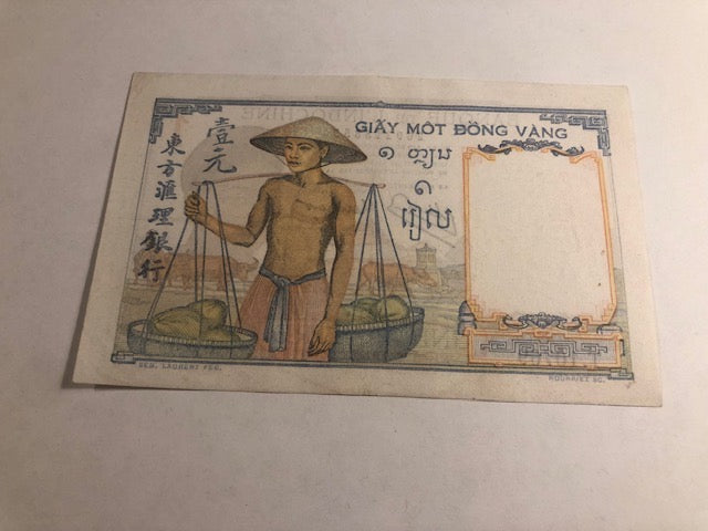 1 Piastre French Indochine 1932-1949