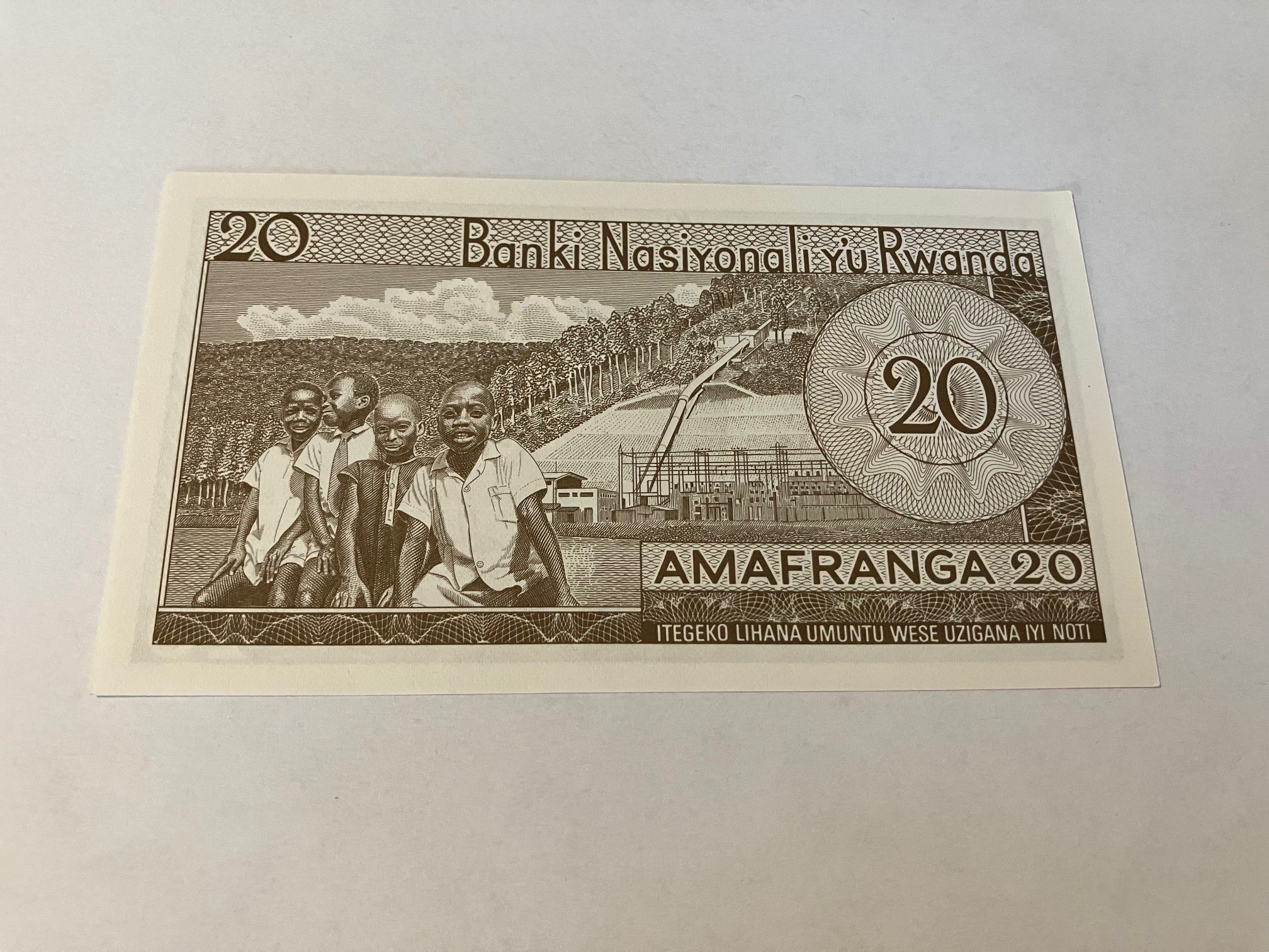 20 Francs Rwanda 1976