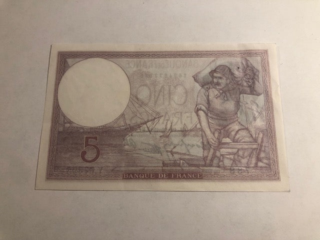5 Francs 1940 France