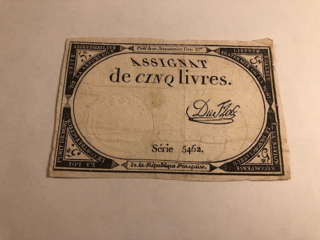5 livres France 1792-1804
