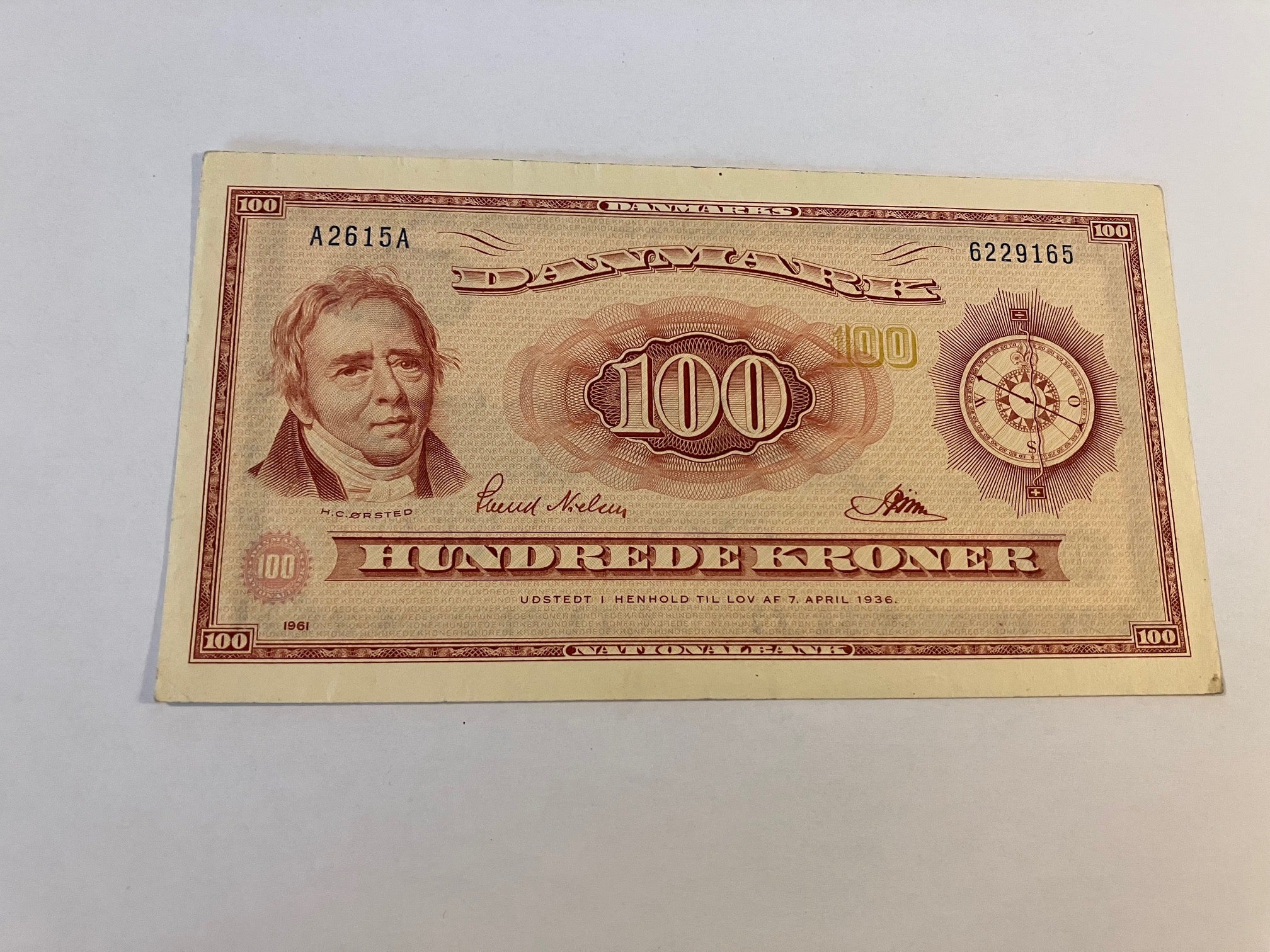 100 kroner 1961 Danmark