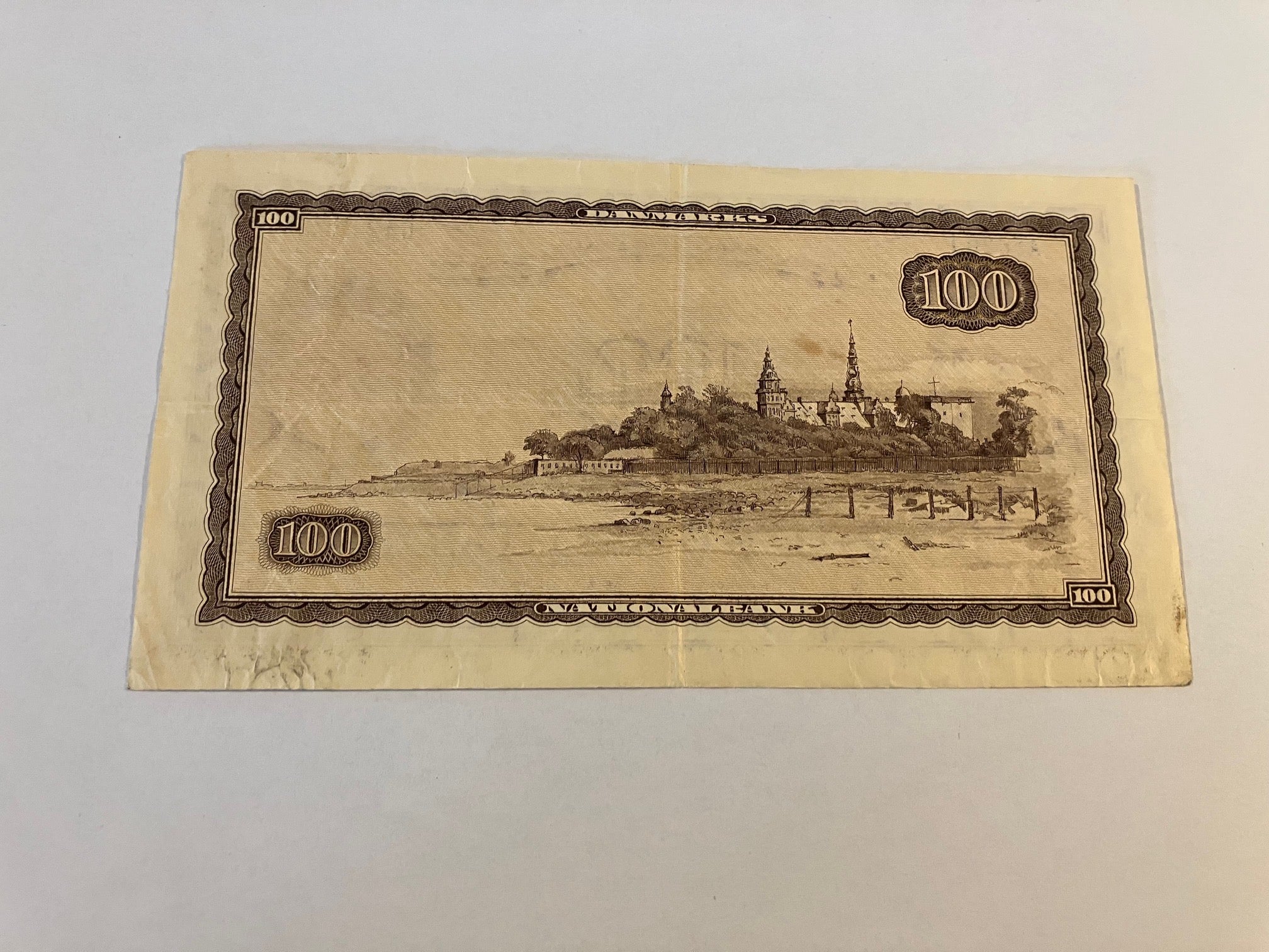 100 kroner 1962 Erstatningsseddel Danmark
