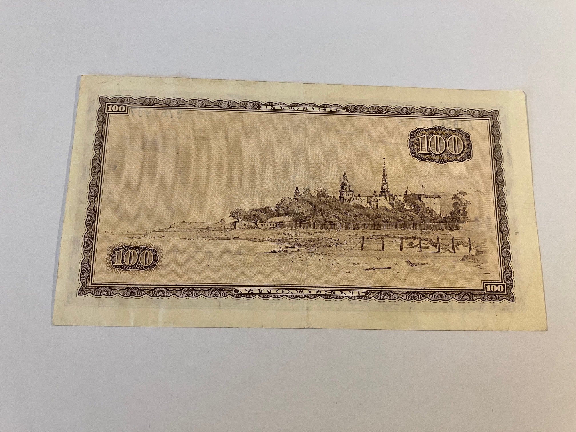 100 kroner 1965 Erstatningsseddel Danmark