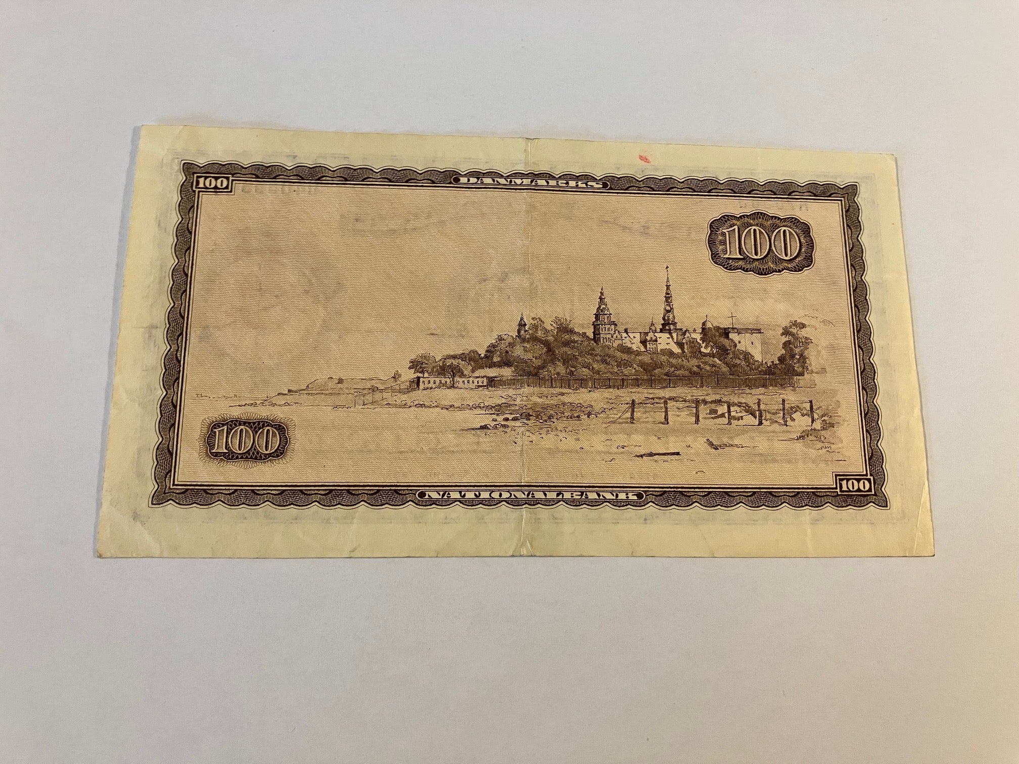 100 kroner 1965 Erstatningsseddel Danmark