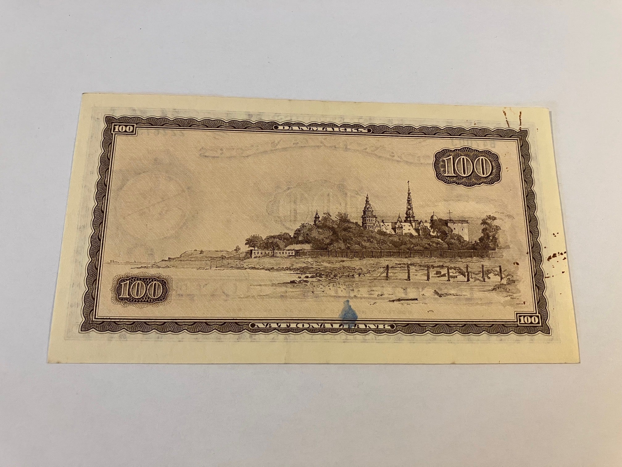 100 kroner 1970 Erstatningsseddel Danmark