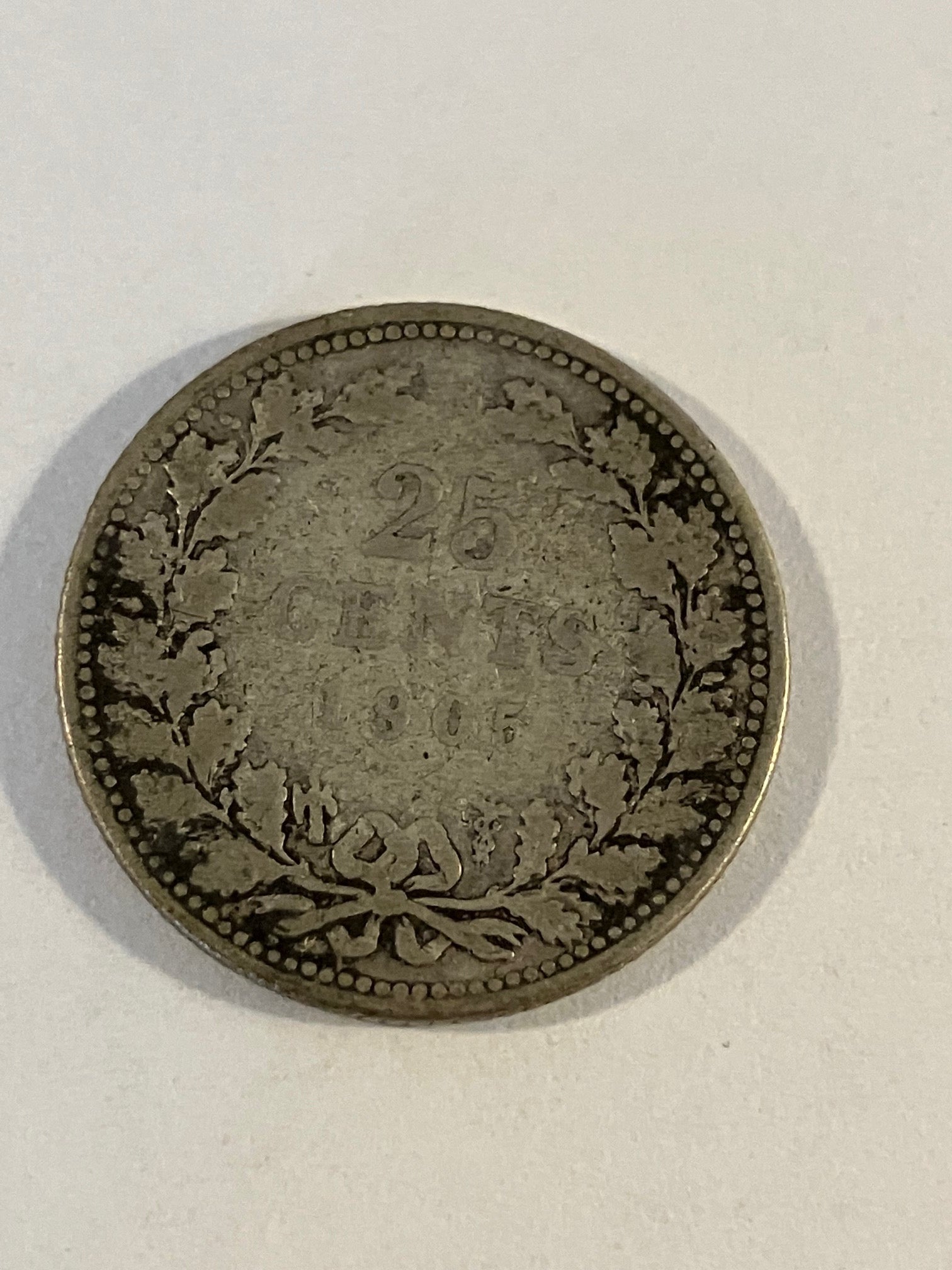 25 Cents 1905 Netherlands - Slidt