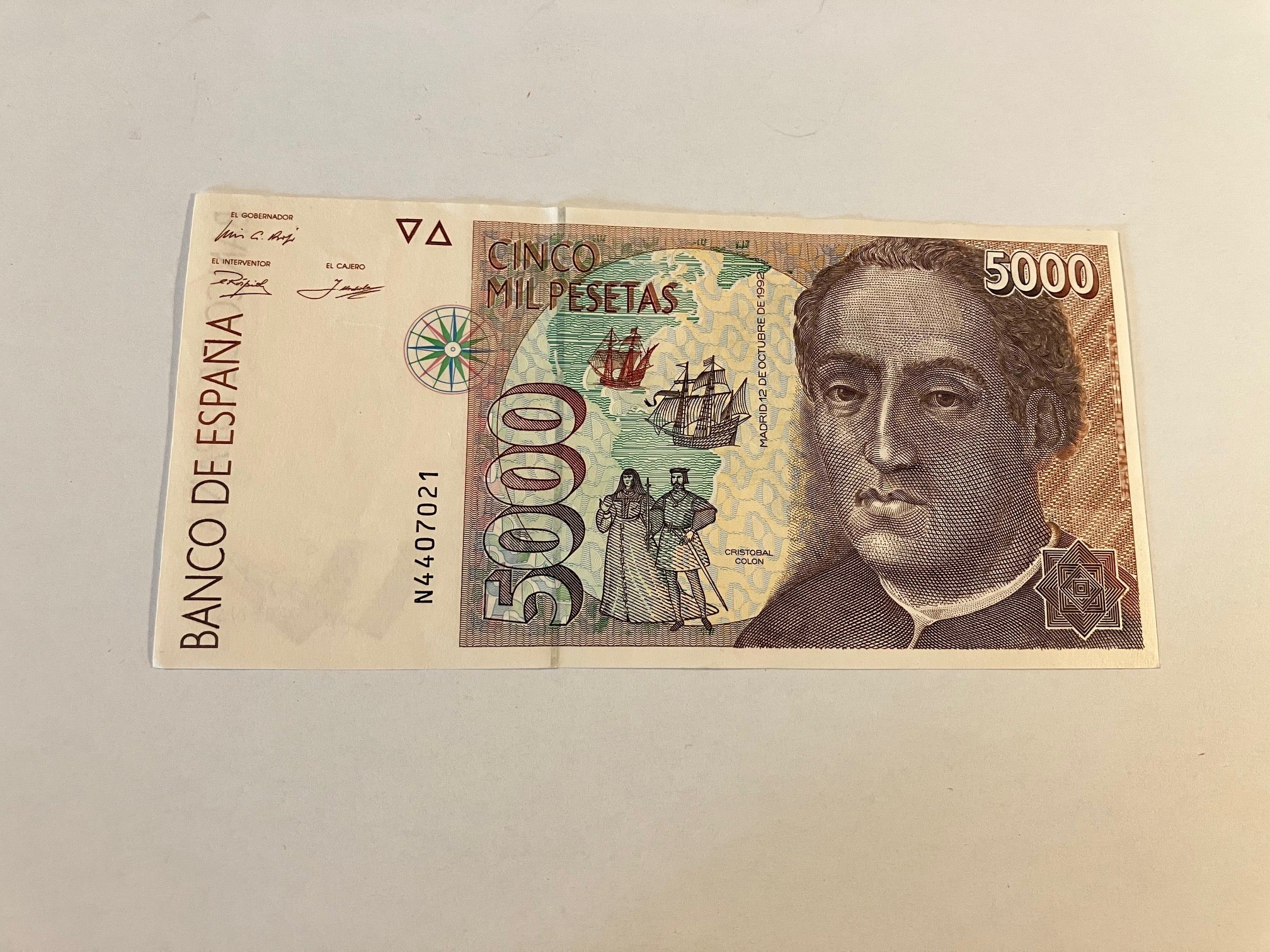 5000 Pesetas Spain
