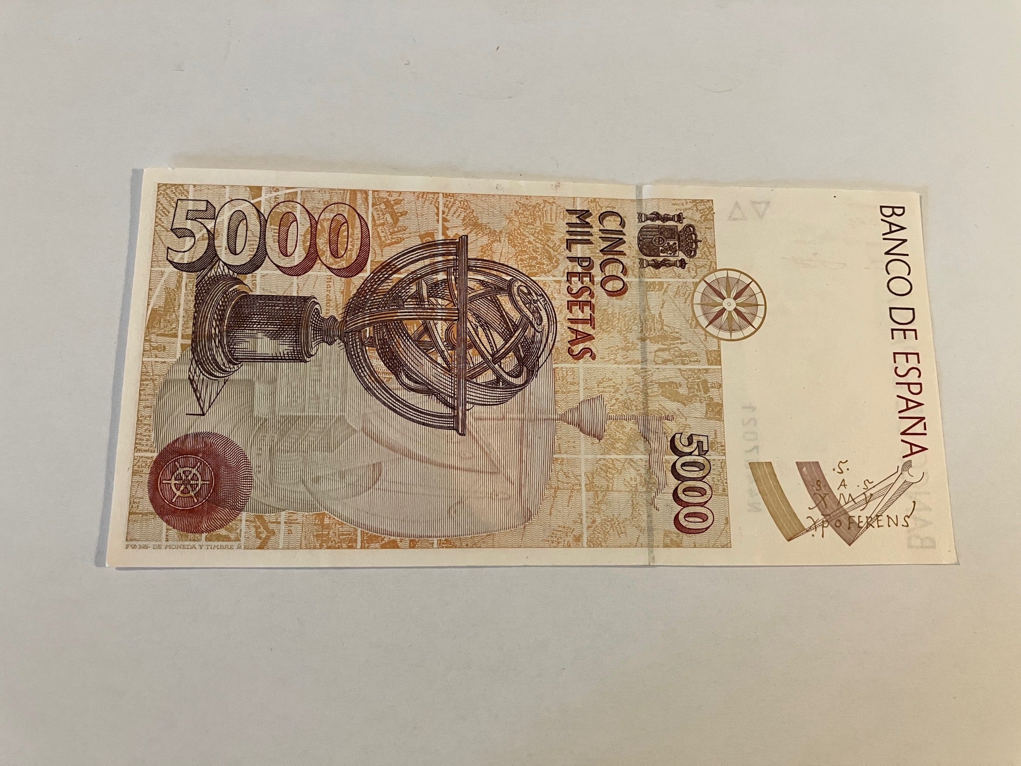 5000 Pesetas Spain