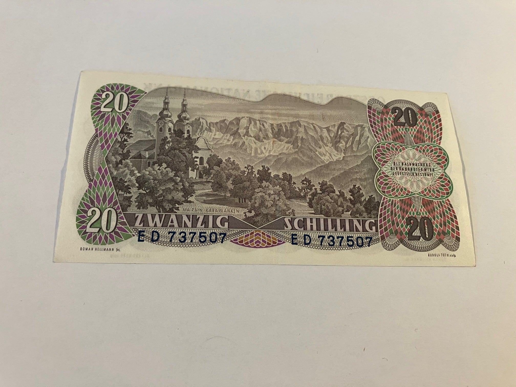 20 Schilling 1956 Austria