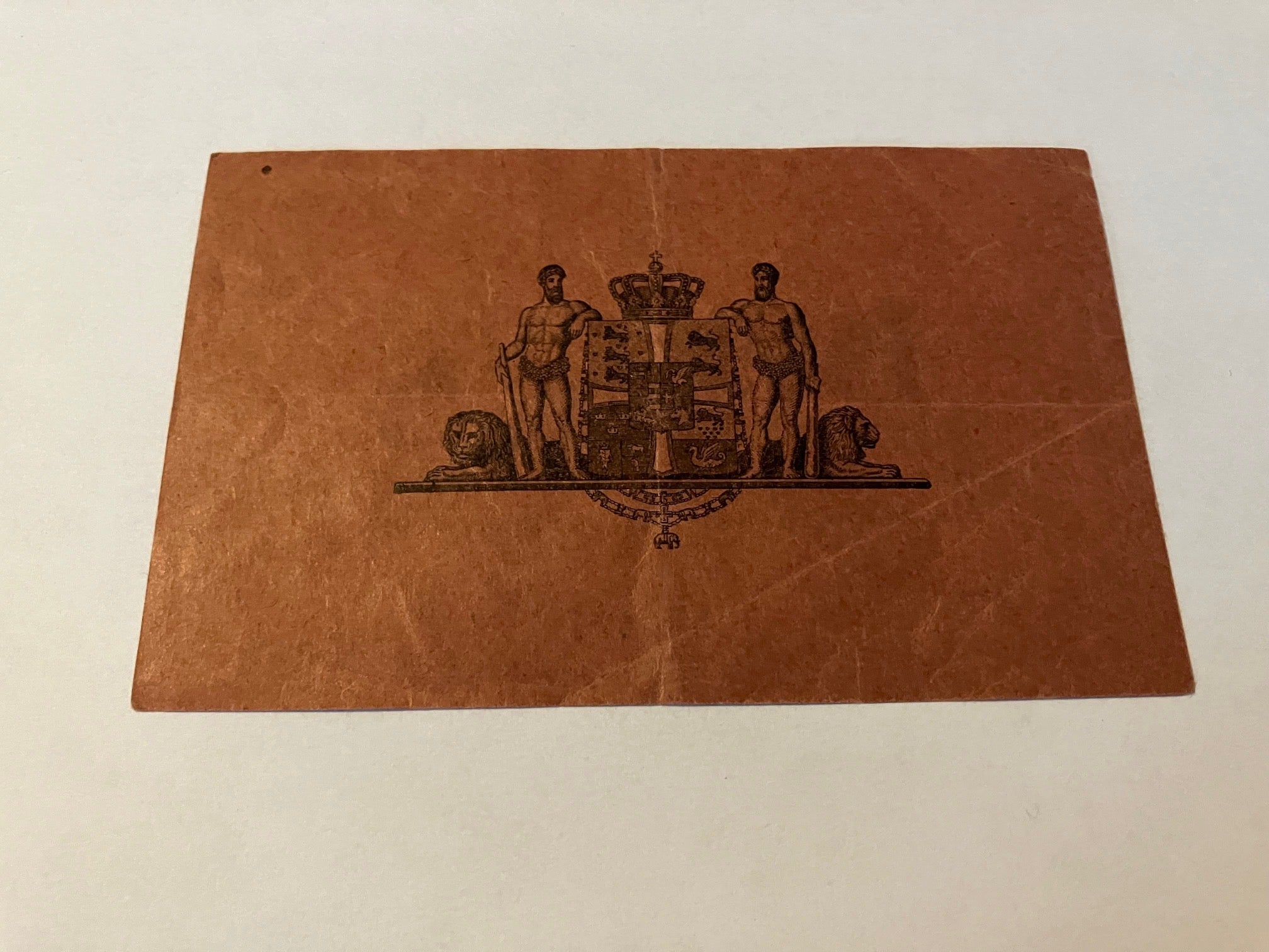 1 Krone Rød 1914 - Pæn