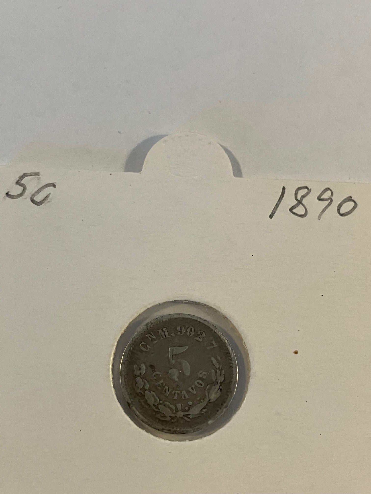 5 Centavos 1890 Mexico