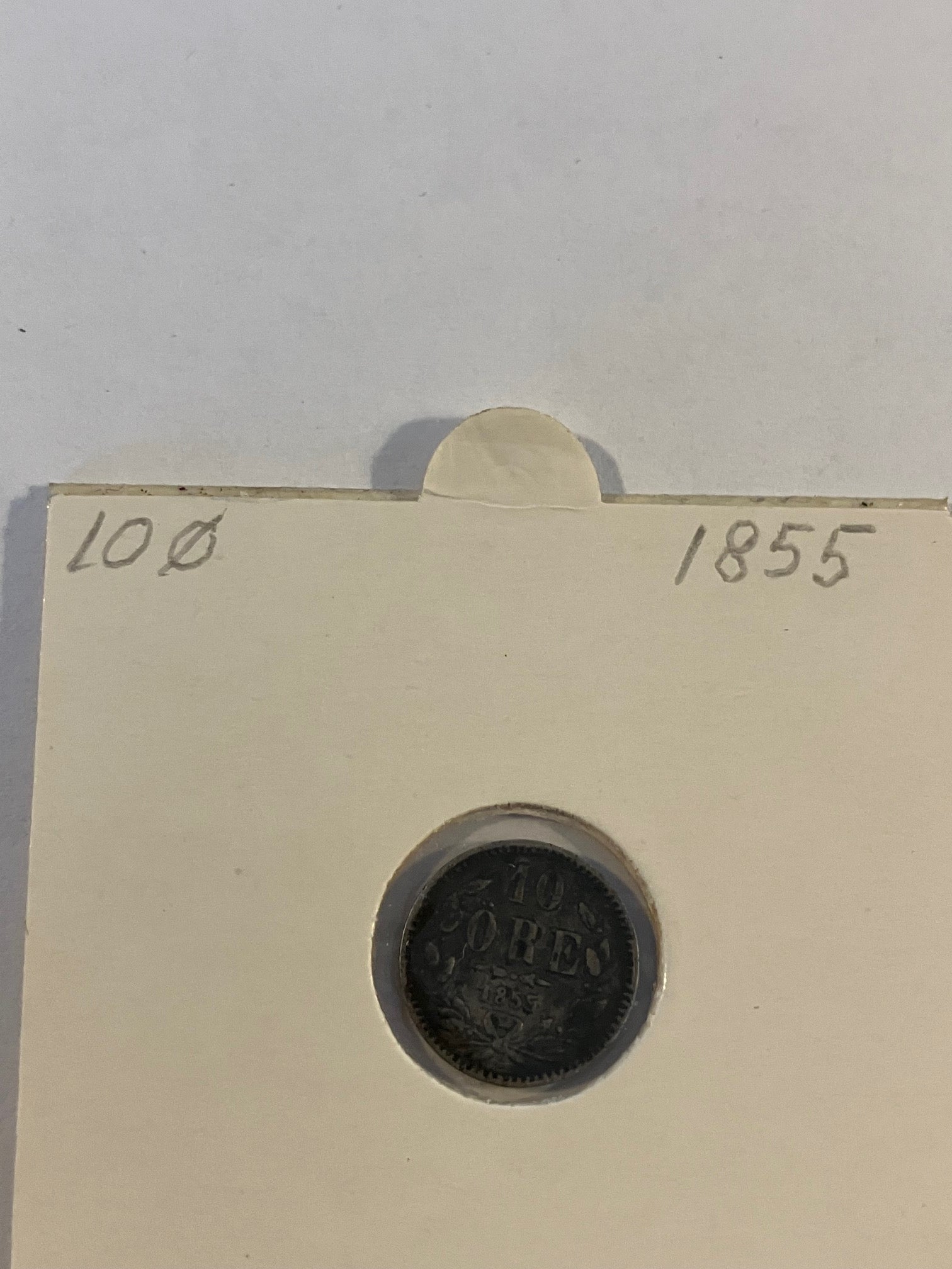 10 Øre 1855 Sweden