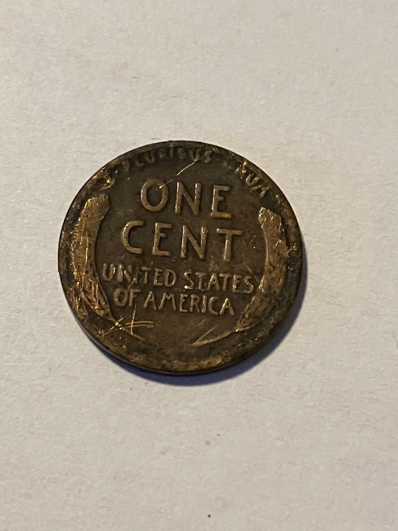 One Cent USA 1916 B - Bad condition
