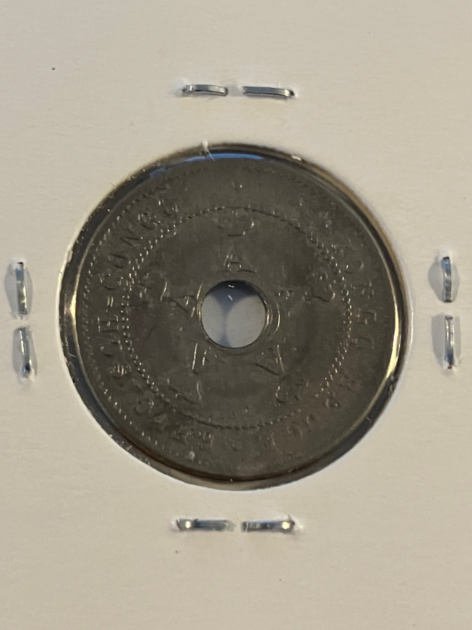5 Centimes Belgian Congo 1910