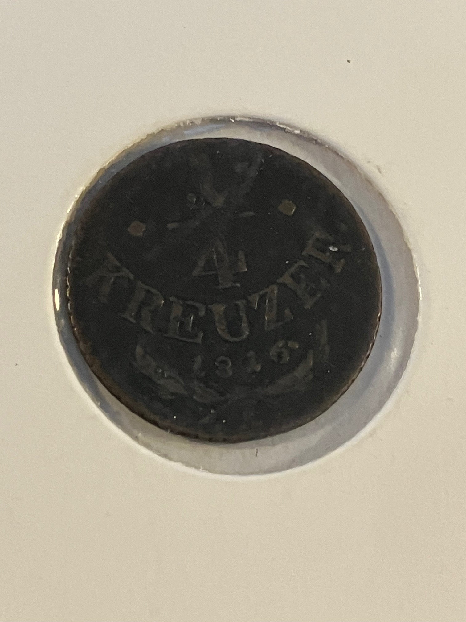 1/4 Kreuzer 1816