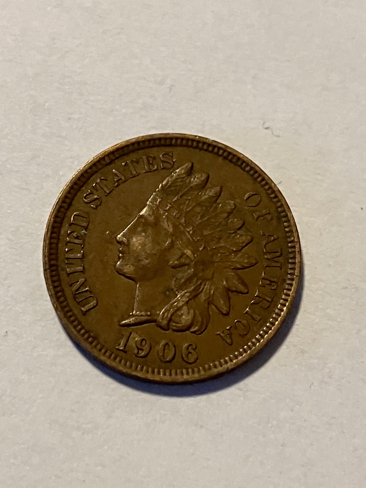 One Cent USA 1906