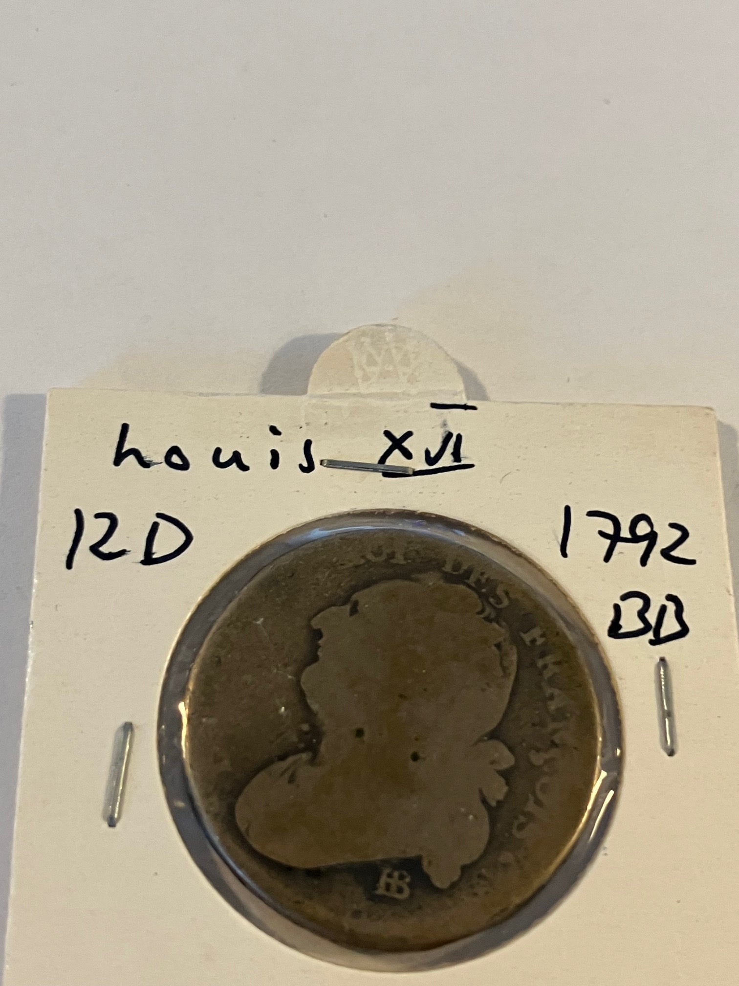 12 Deniers 1792 BB France