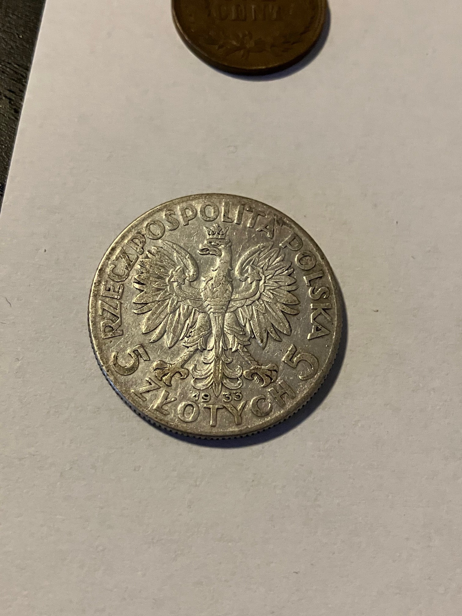 5 Zlotych 1933 Poland