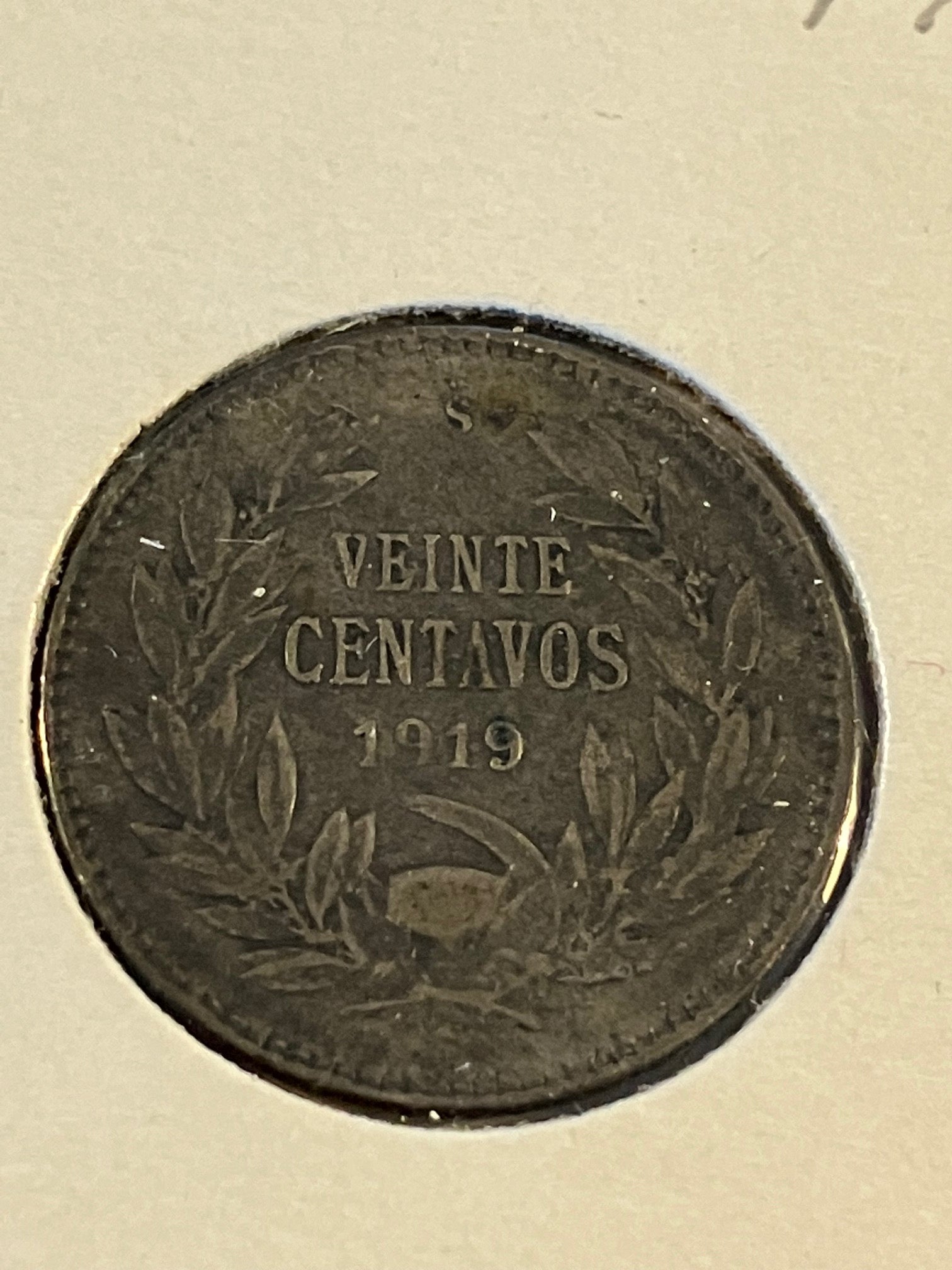 20 Centavos 1919 Chile