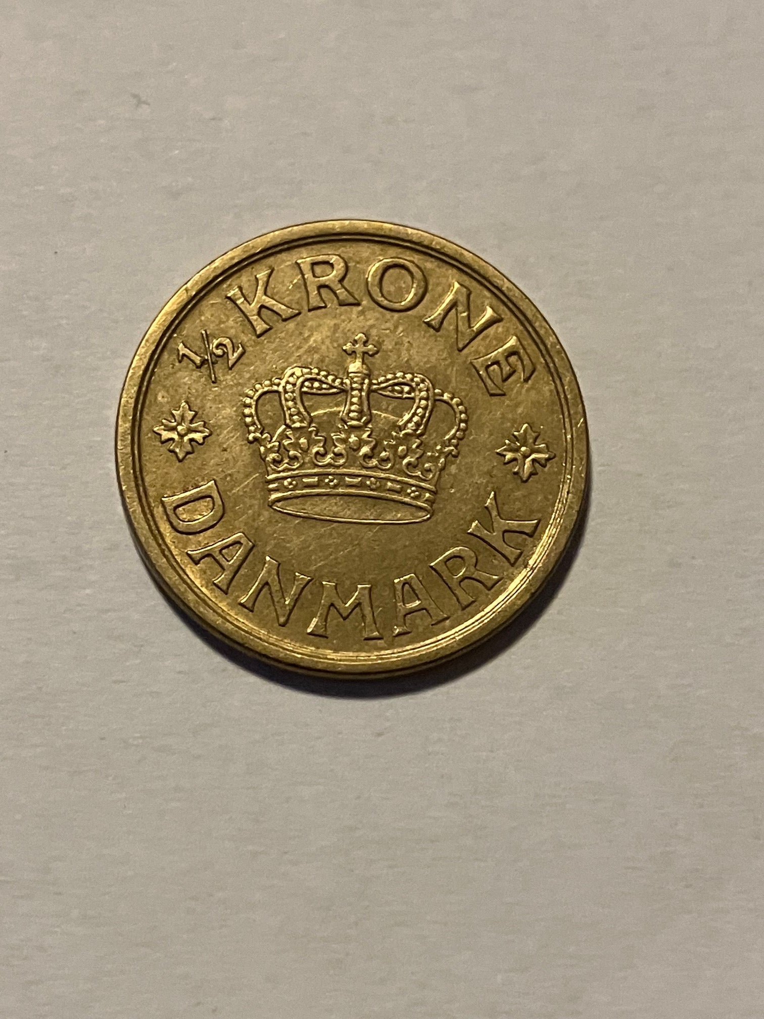 1/2 Krone 1939 - Pæn