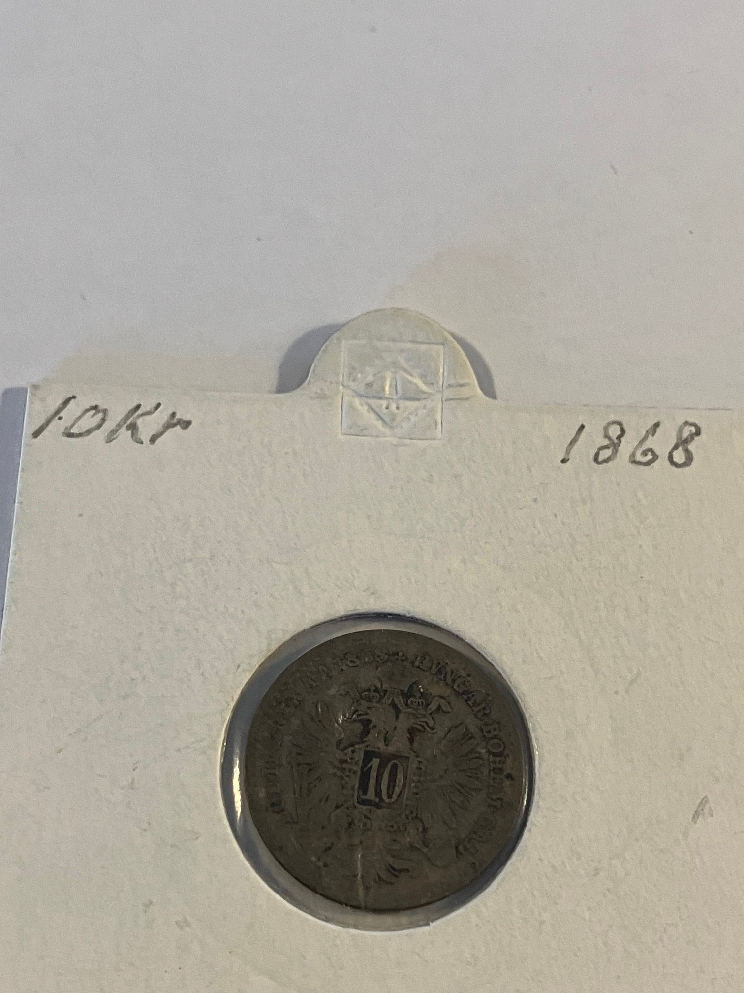 10 Kreuzer 1868 Austria