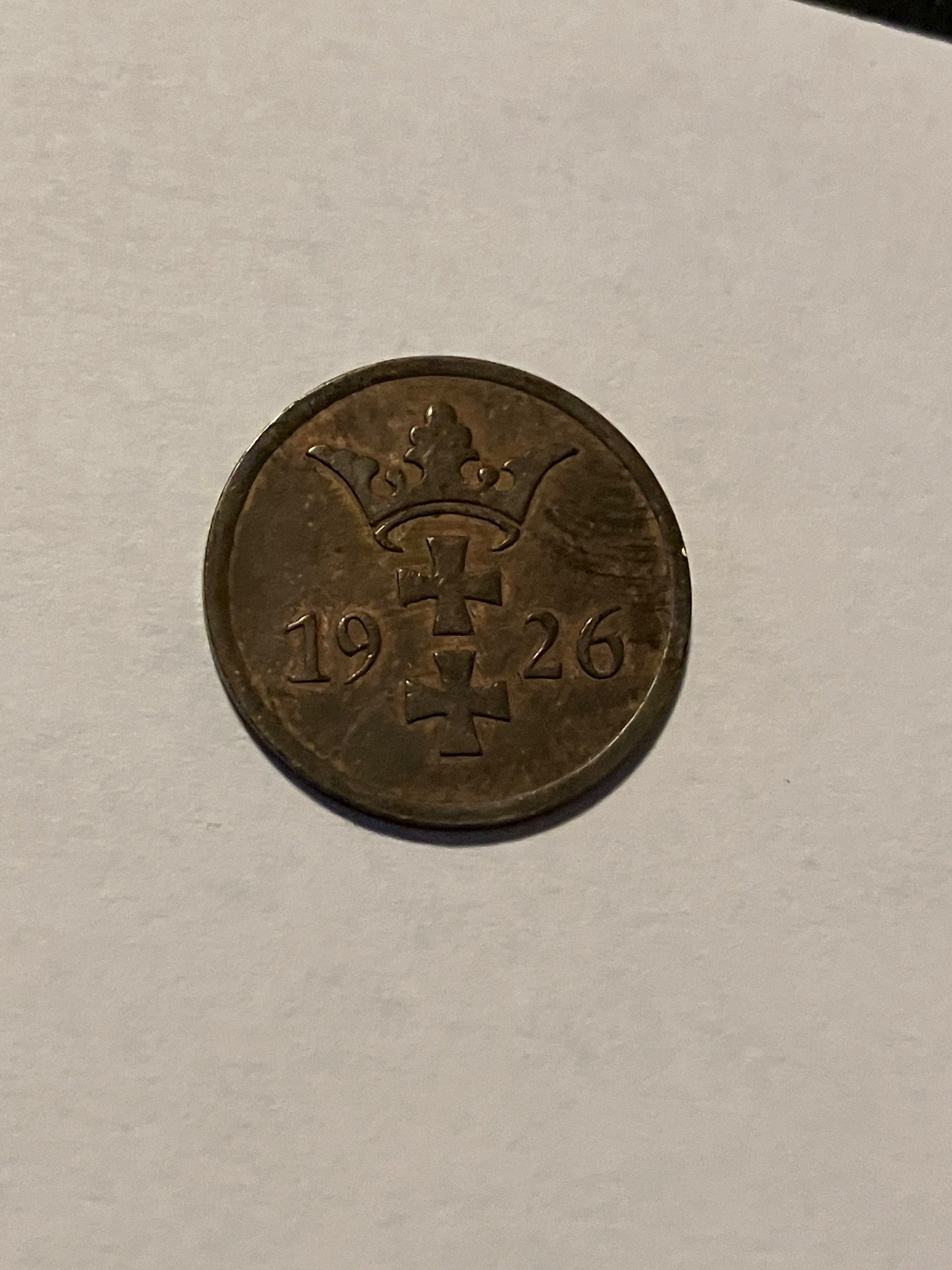 2 Pfennige Danzig 1926