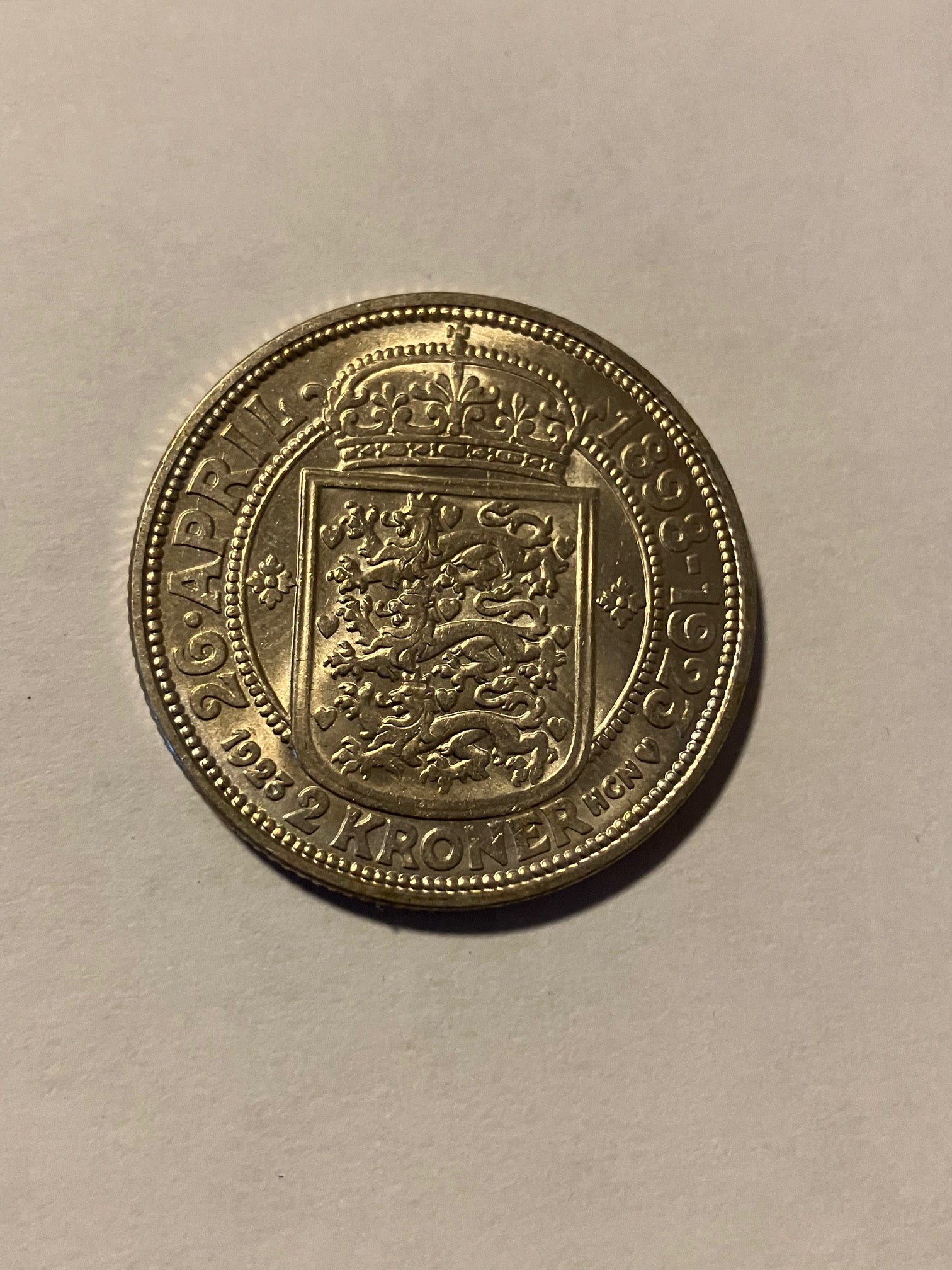 2 Kroner 1923 - Pæn