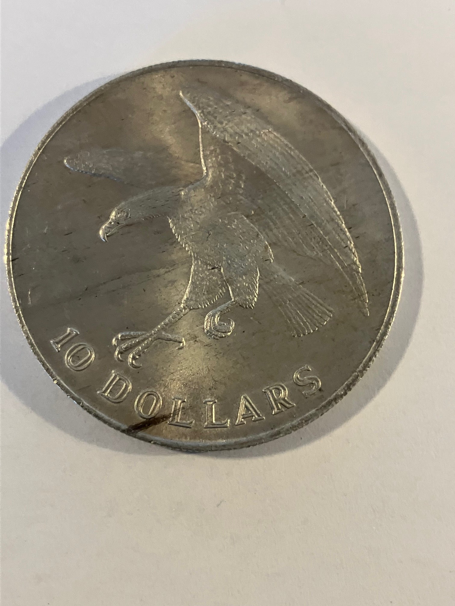 10 Dollars Singapore 1973