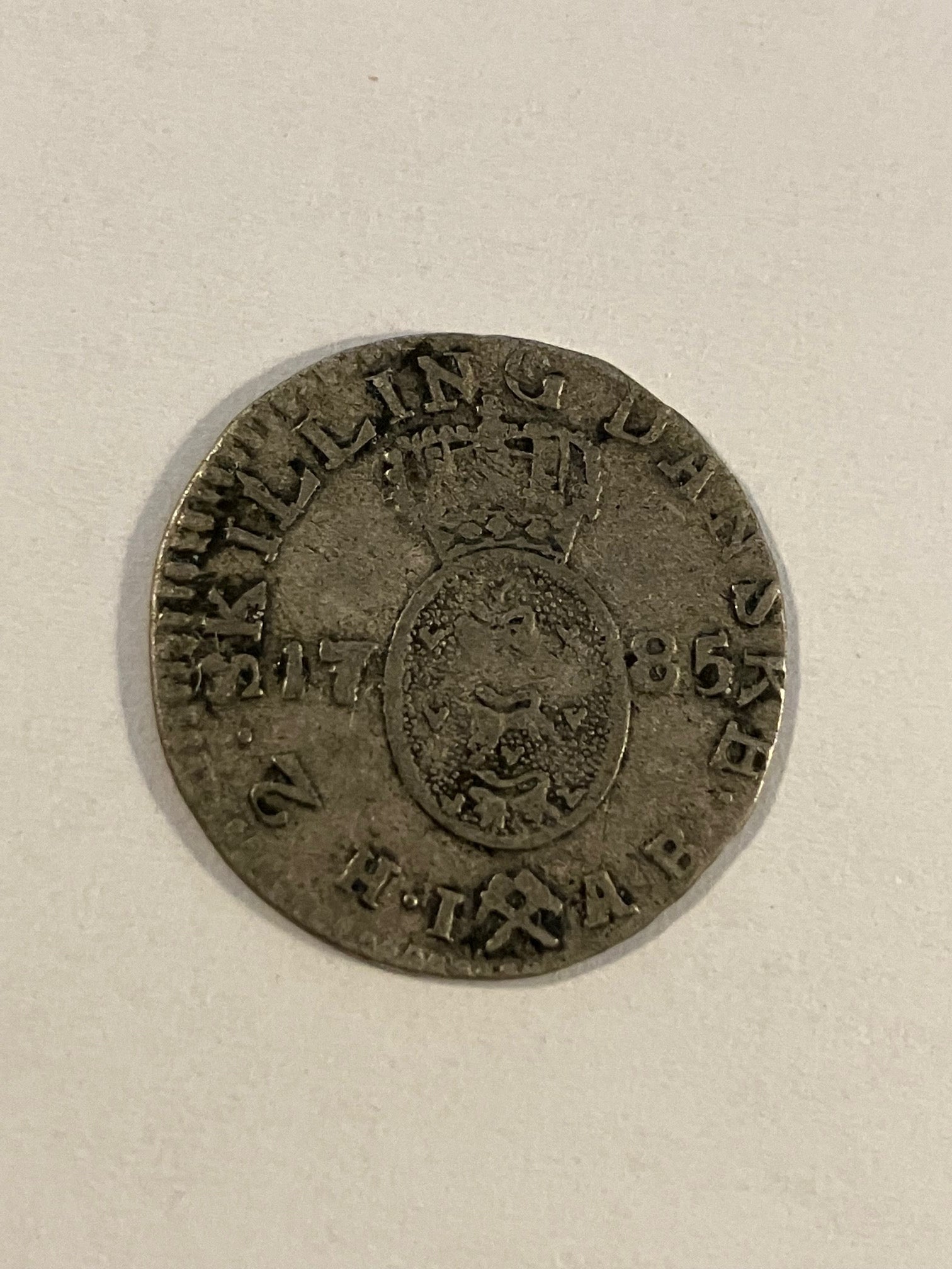 2 Skilling 1785 Norge