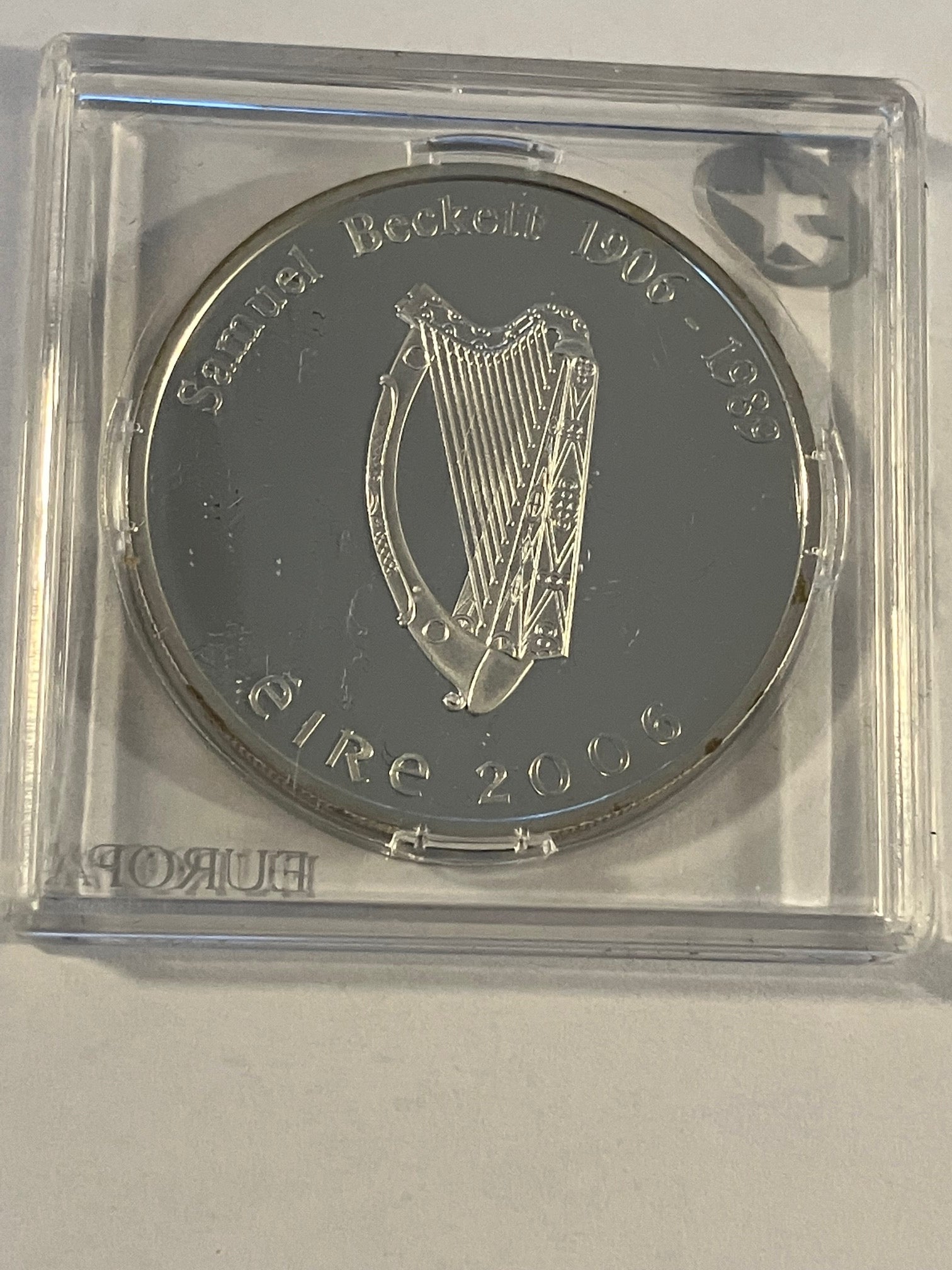 10 Euro - Ireland - Samuel Beckett 1906 - 1989 Silver
