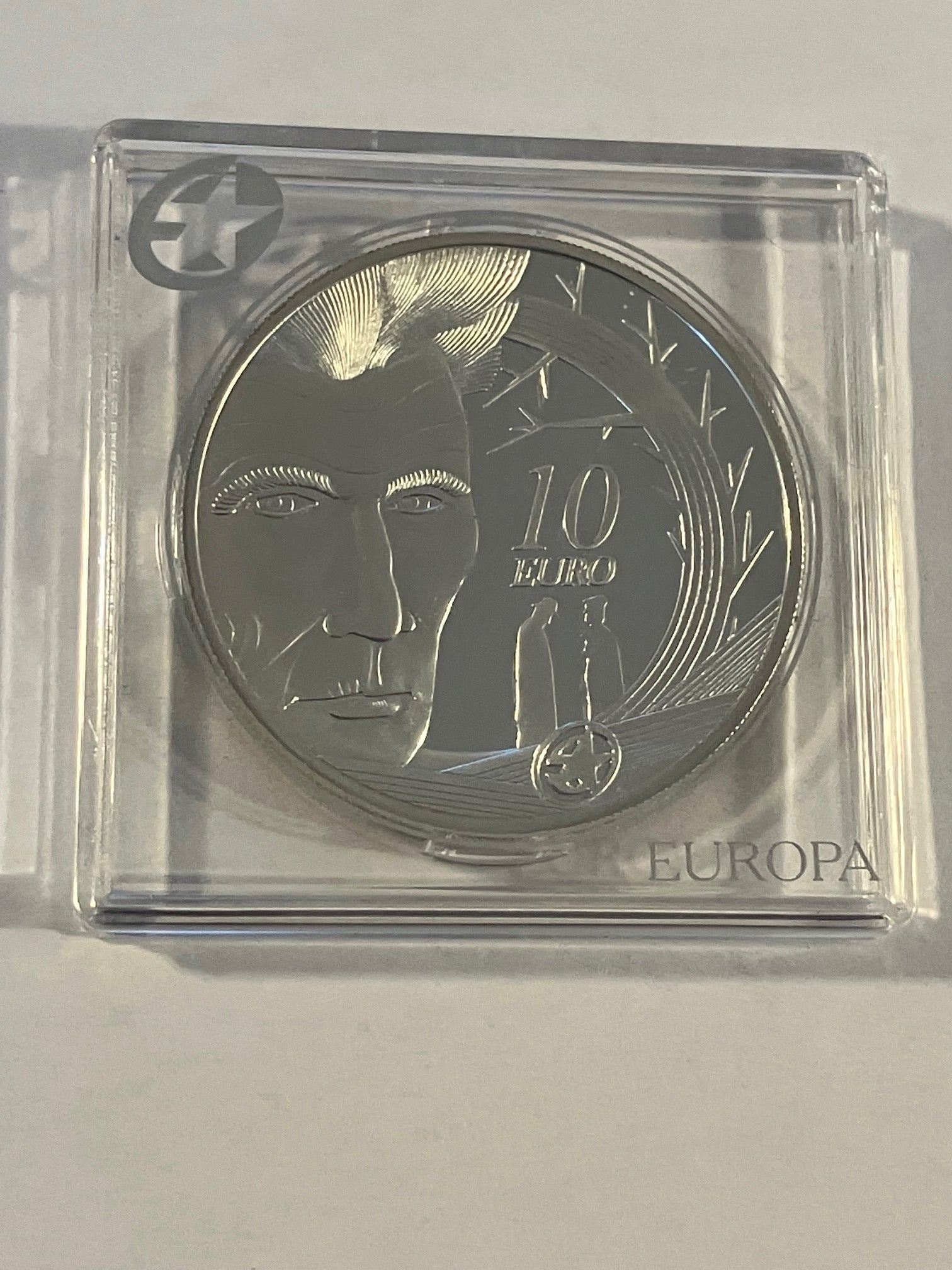 10 Euro - Ireland - Samuel Beckett 1906 - 1989 Silver