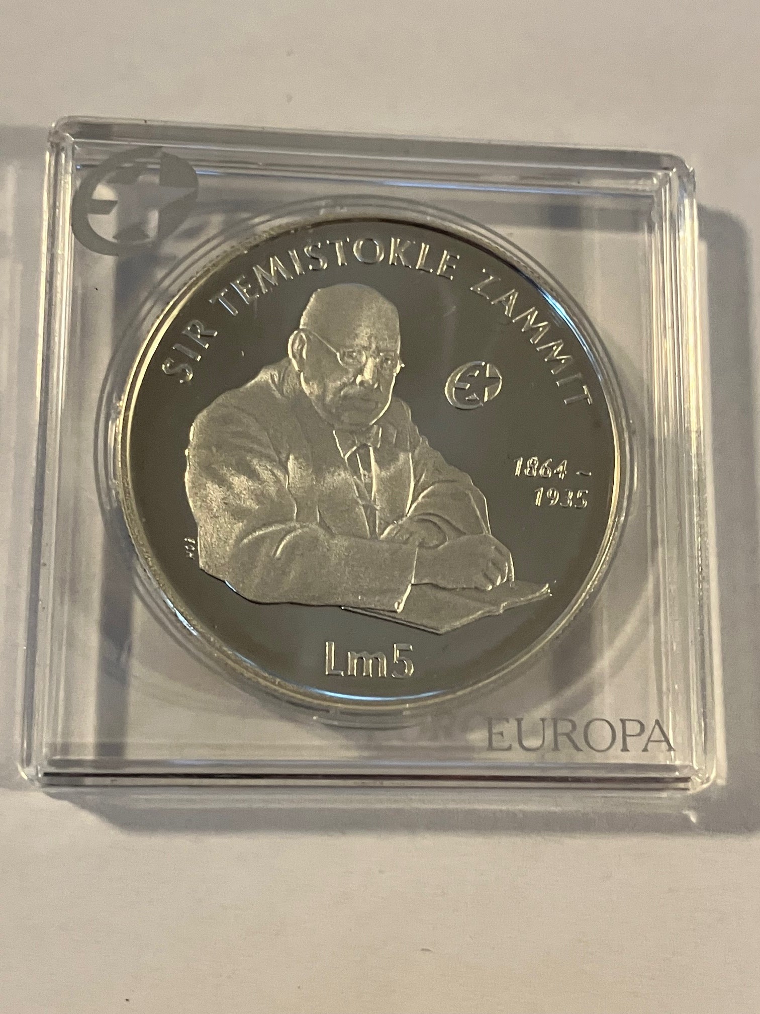 5 Liri Malta - Sir Temistokle Zammit - 2006