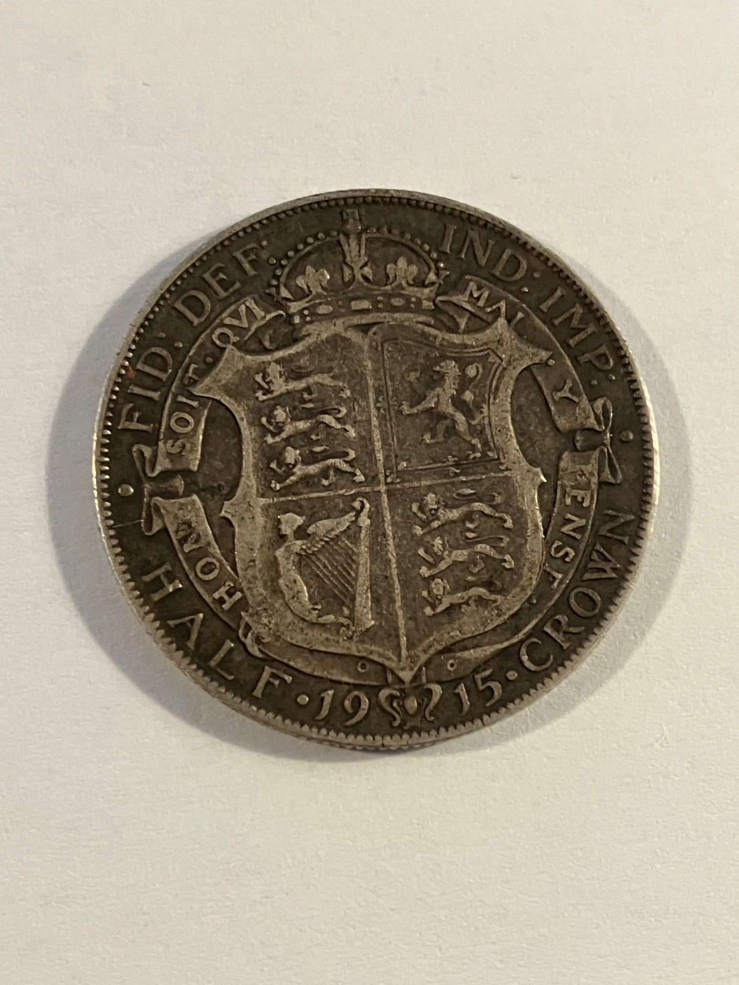 Half Crown England 1915