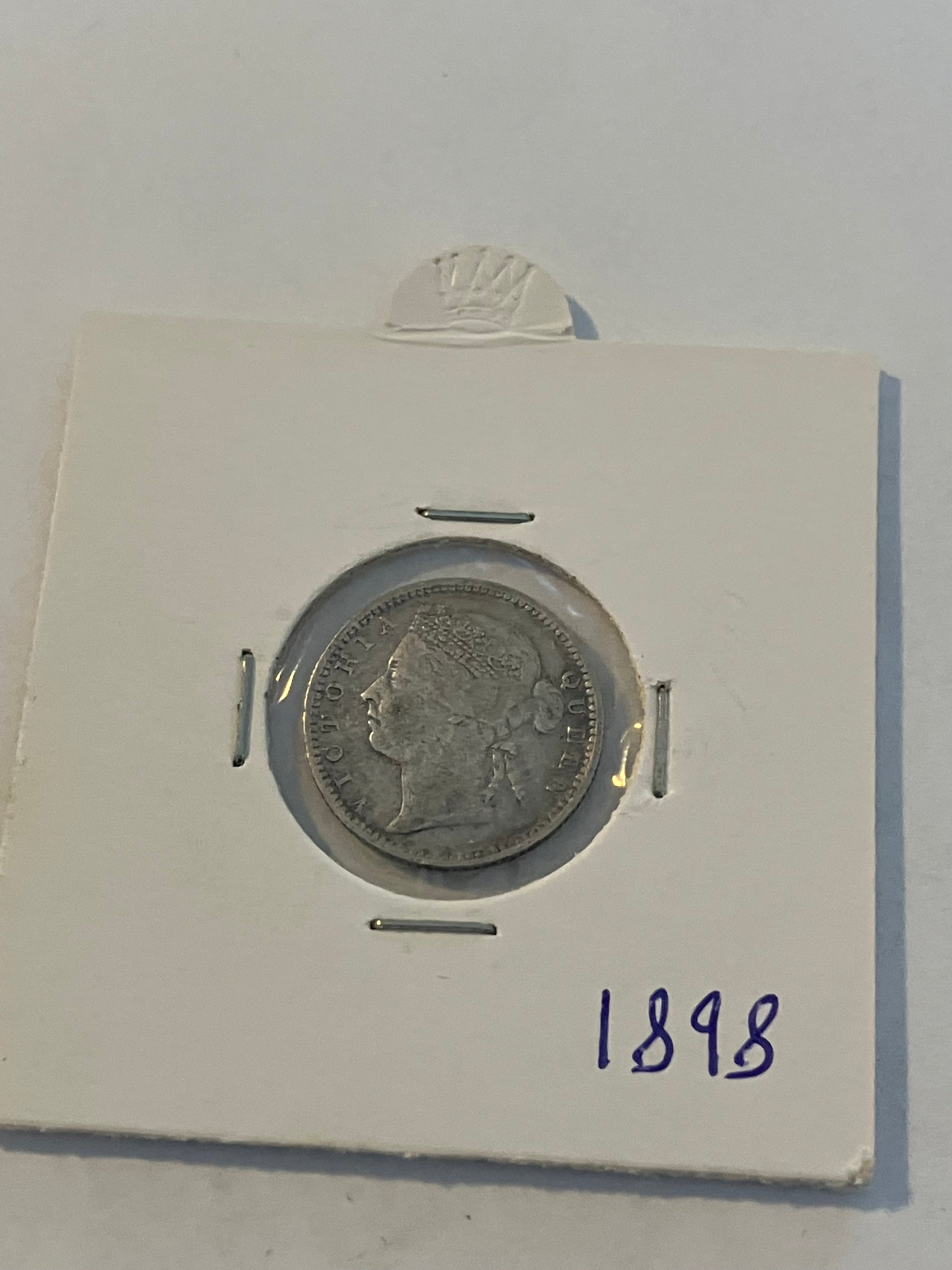 10 Cents 1898 Straits Settlements