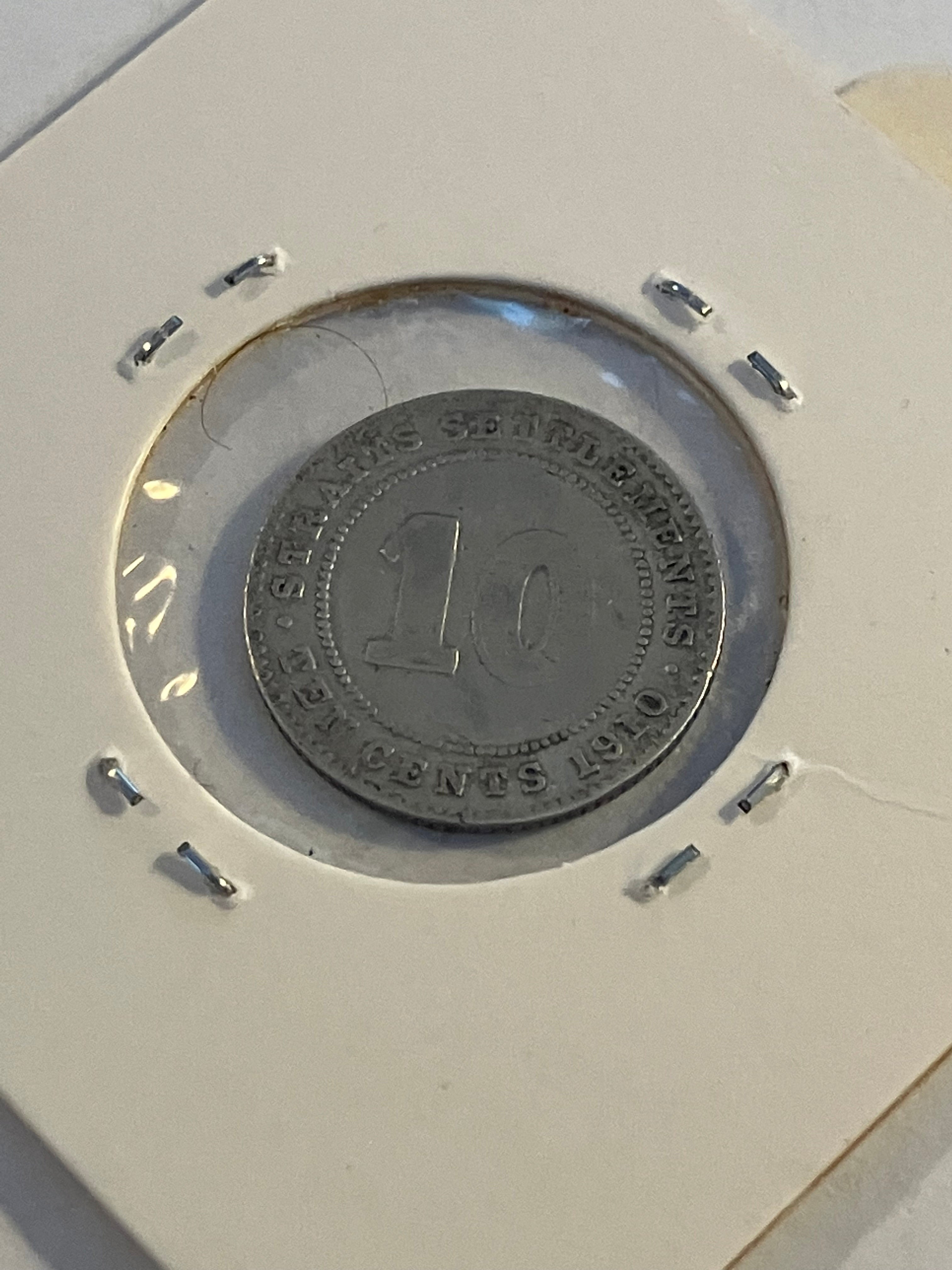 10 Cents 1910 Straits Settlements