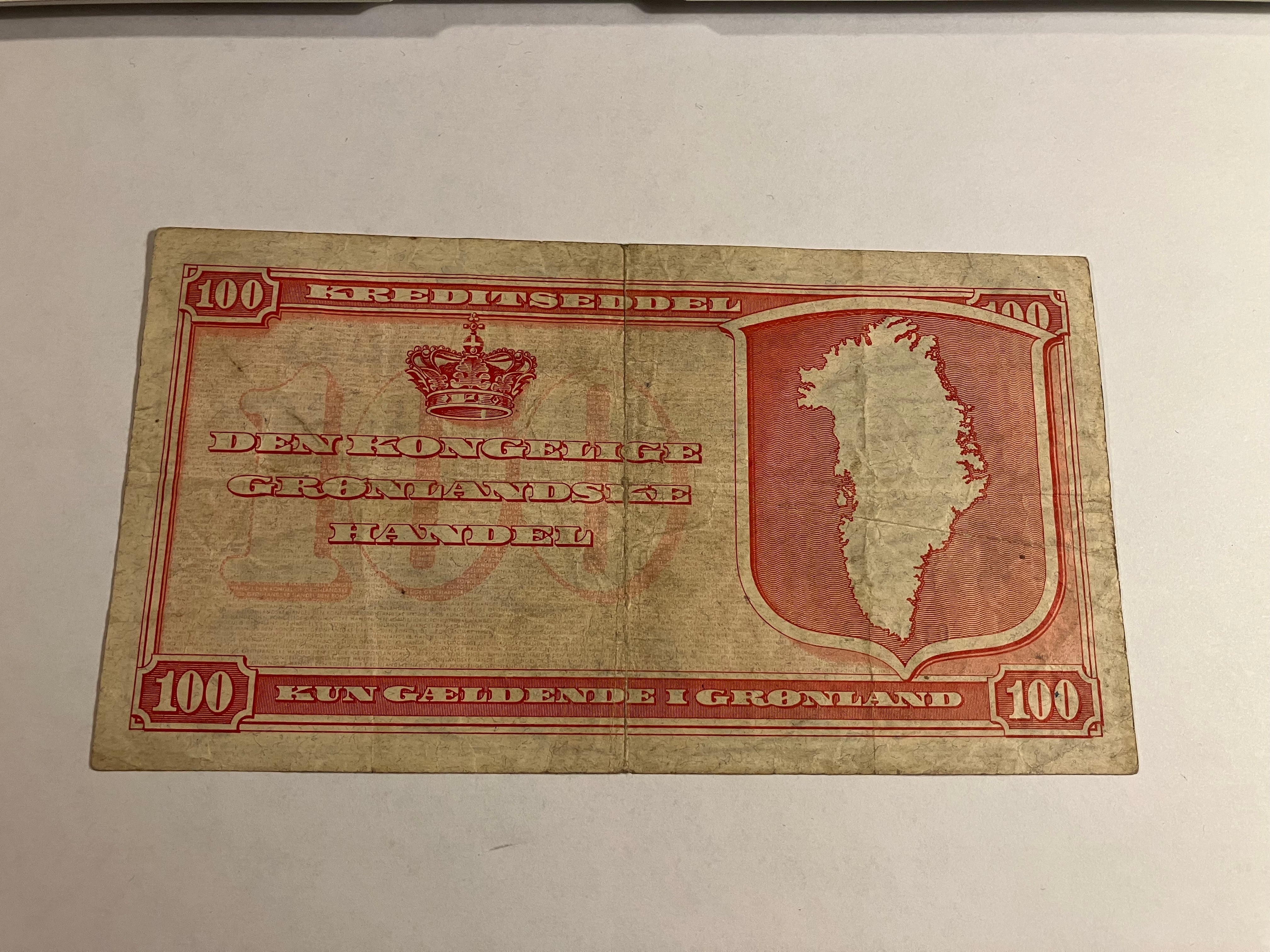 100 kroner Grønland 1953